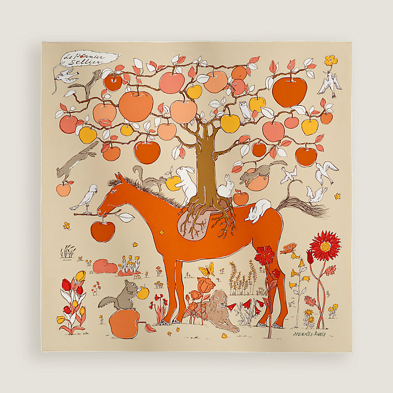 カレ 90 《ル・ポミエ・セリエ》 | Hermès - エルメス-公式サイト